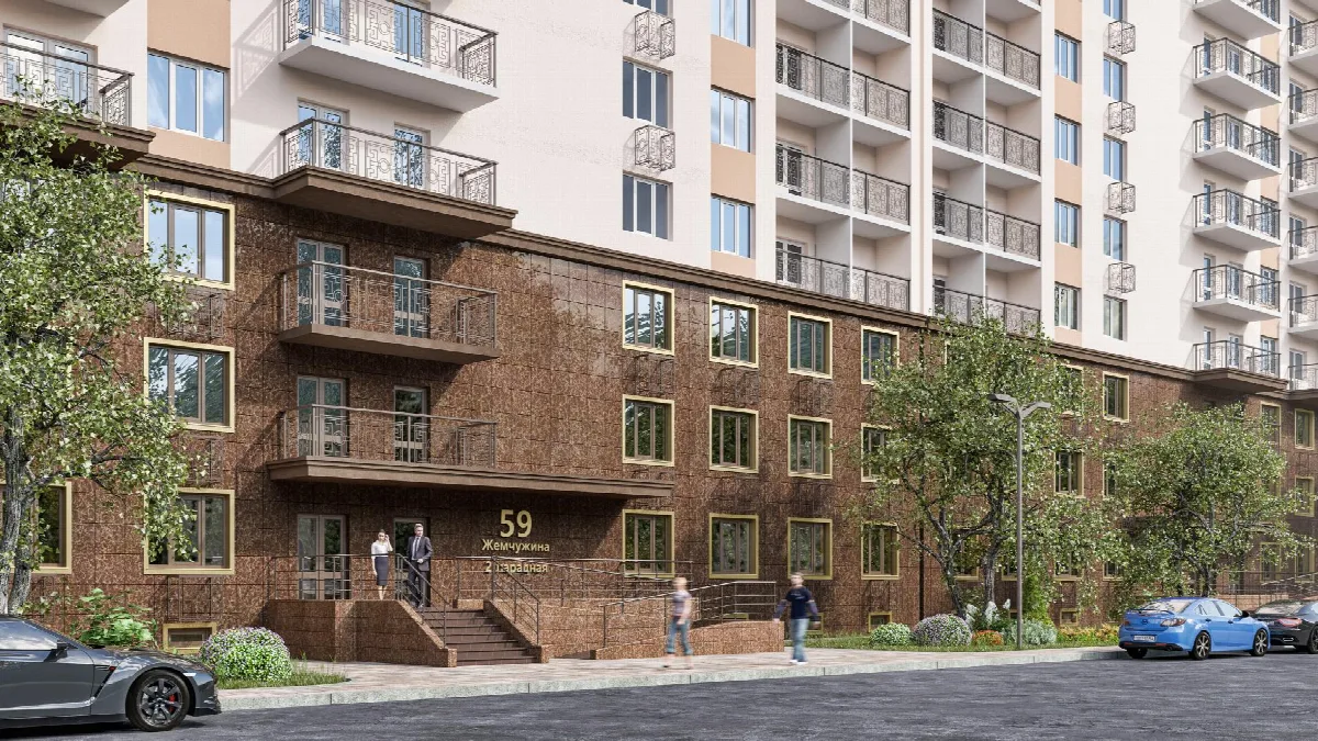 1-кімнатна квартира, 43, 3 м², 59 Жемчужина