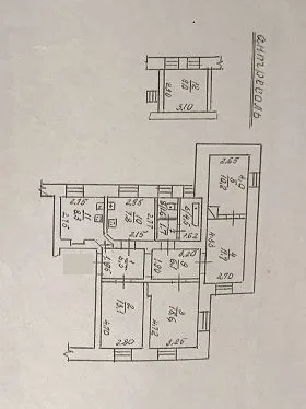 4-кімнатна квартира, 96 м², Центр