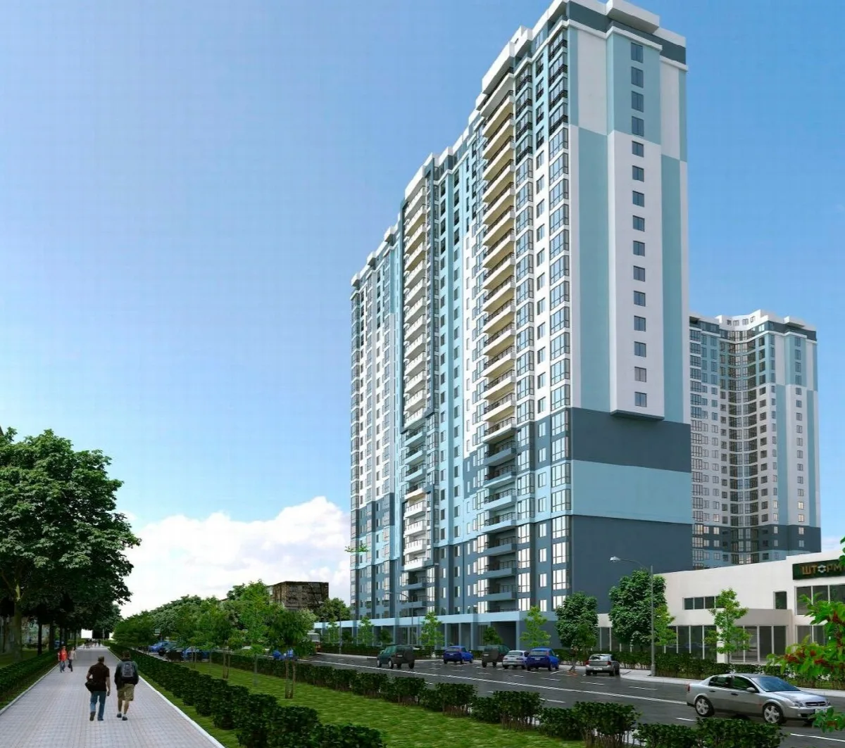 1-комнатная квартира, 46 м², Аврора, Черемушки