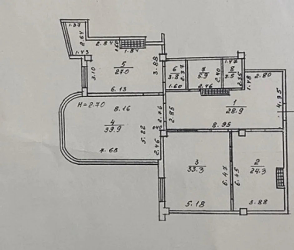 Комерційна, 167 м², Центр