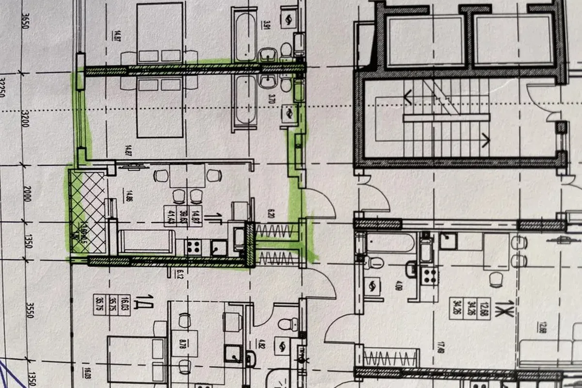 1-кімнатна квартира, 42 м², Фонтан