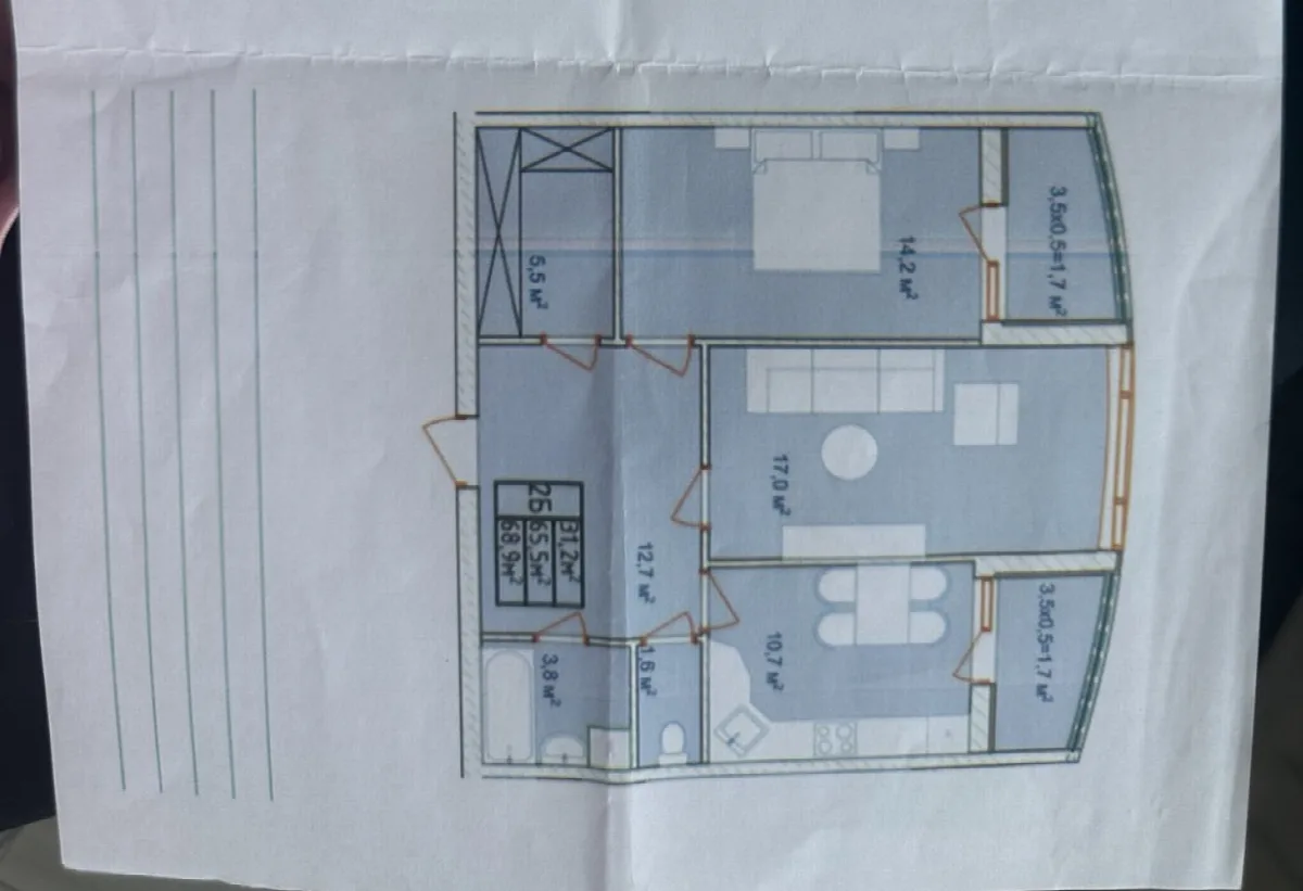 2-комнатная квартира, 69 м², Aqua Marine, Фонтан