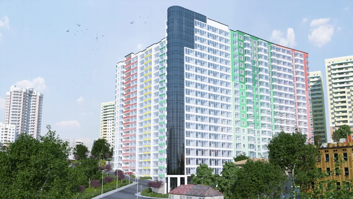 1-комнатная квартира, 39 м², Акварель 3, Молдаванка