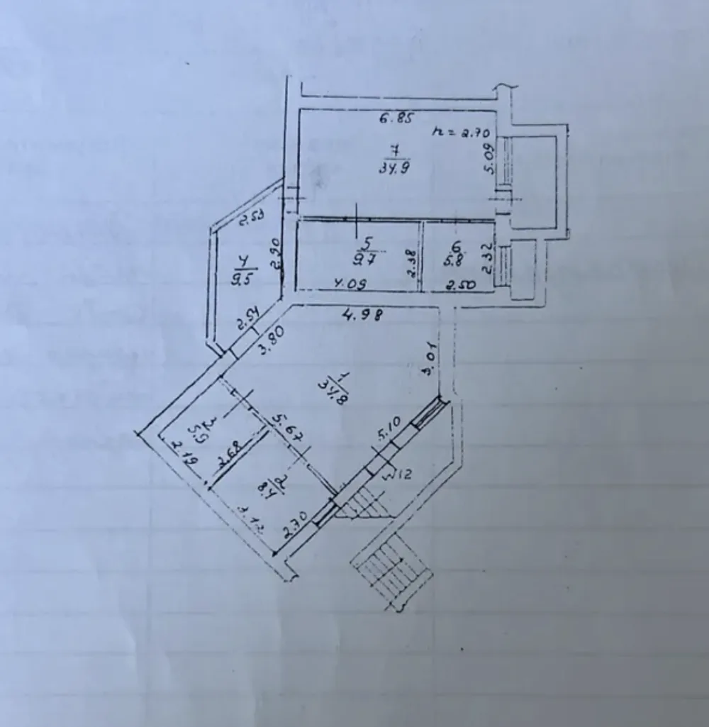 Commercial, 109 m², Moldavanka