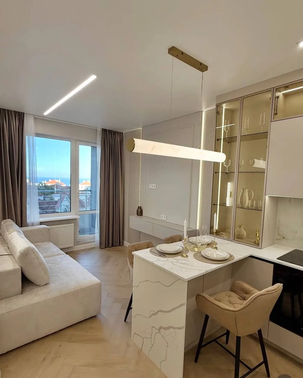 1-кімнатна квартира, 45 м², Атмосфера, Аркадія