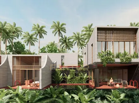 Residential complex in Ubud, Bali