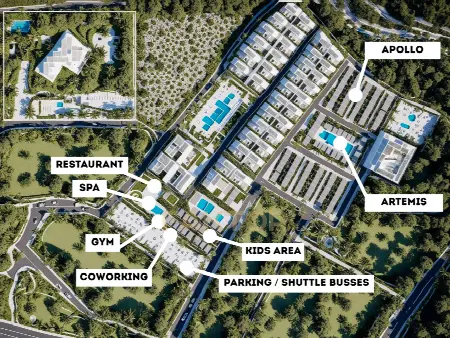 Residential complex in Nusa Dua, Bali