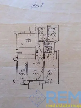 5-кімнатна квартира, 133 м², Центр