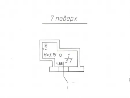 Комерційна, 4 м², Фонтан