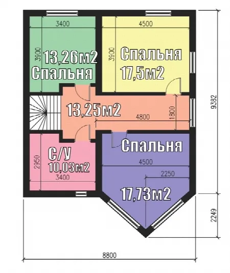 4-кімнатний будинок, 157 м², Чорноморка 2