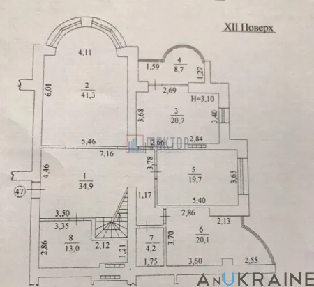 5-кімнатна квартира, 293 м², Будинки Каркашадзе, Шевченко-Французький