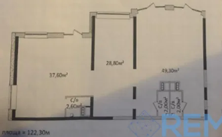 Коммерция, 122 м², Шевченко-Французский
