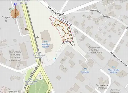 1-комнатная квартира, 24 м², Пространство на Литературной, Фонтан