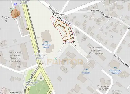 1-комнатная квартира, 24 м², Пространство на Литературной, Фонтан