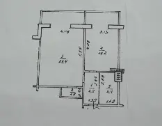 1-кімнатна квартира, 55 м², Молдаванка