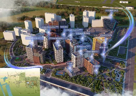 1-кімнатна квартира, 34 м², Простір на Радісній, Черьомушки