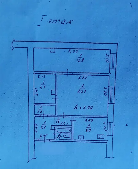 3-кімнатна квартира, 62 м², Шевченко-Французький
