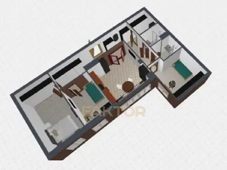 3-комнатная квартира, 97 м², Таирова