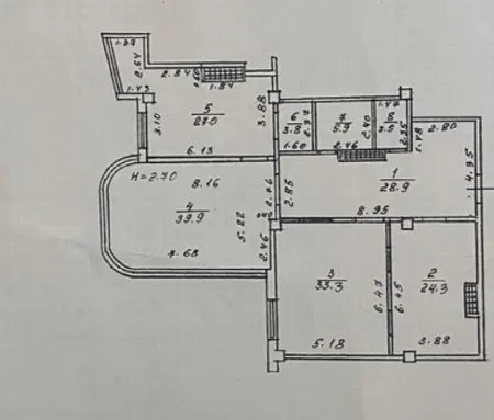 Комерційна, 167 м², Центр