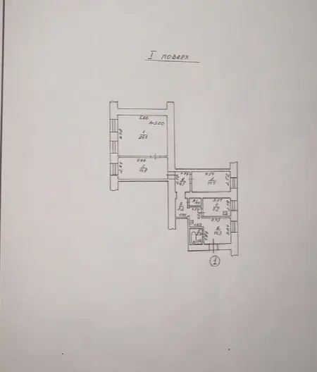 3-кімнатна квартира, 86 м², Фонтан