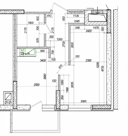 1-кімнатна квартира, 36 м², Акварель 3, Молдаванка