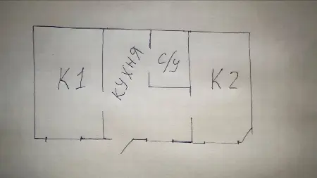 2-кімнатна квартира, 40 м², Молдаванка