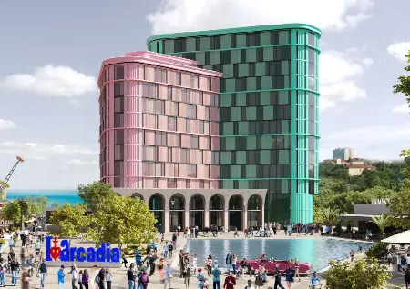 2-кімнатна квартира, 44 м², Простір Ibiza Apartment, Аркадія