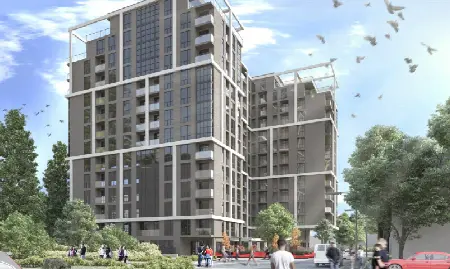 1-кімнатна квартира, 68 м², Простір на Гераневій, Фонтан