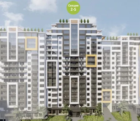1-комнатная квартира, 36 м², Таирова