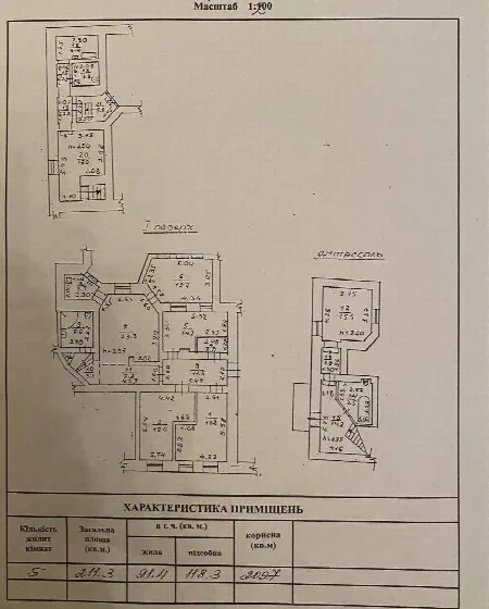 5-комнатная квартира, 211 м², Шевченко-Французский