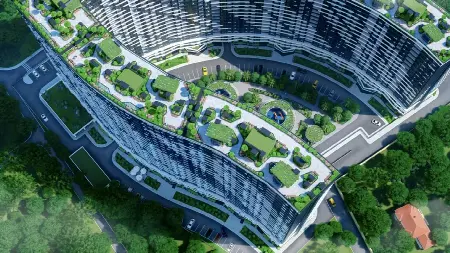 1-кімнатна квартира, 34 м², Атмосфера, Аркадія