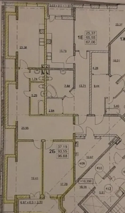 2-комнатная квартира, 101 м², Гагаринский, Аркадия