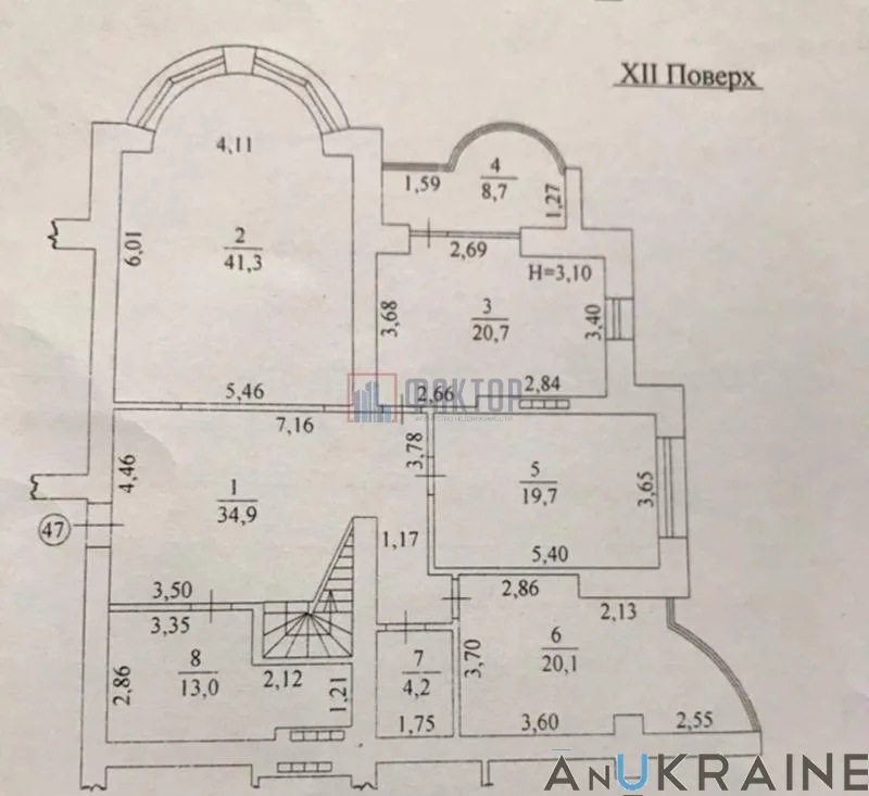 5-кімнатна квартира, 293 м², Будинки Каркашадзе, Шевченко-Французький
