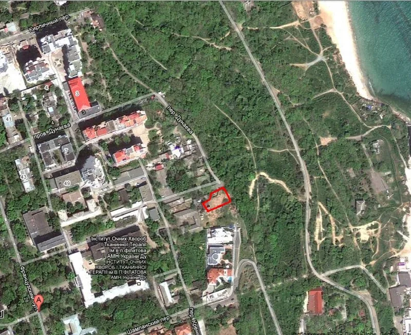 Land, 2 m², Shevchenko-Frantsuzkyi