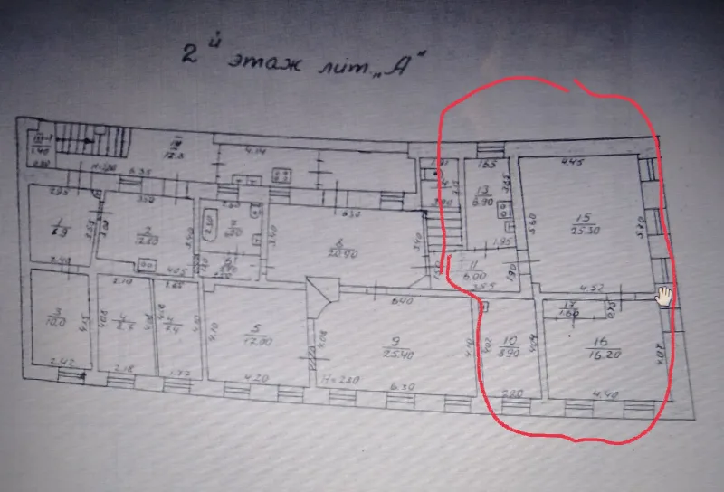 3-кімнатна квартира, 67 м², Центр