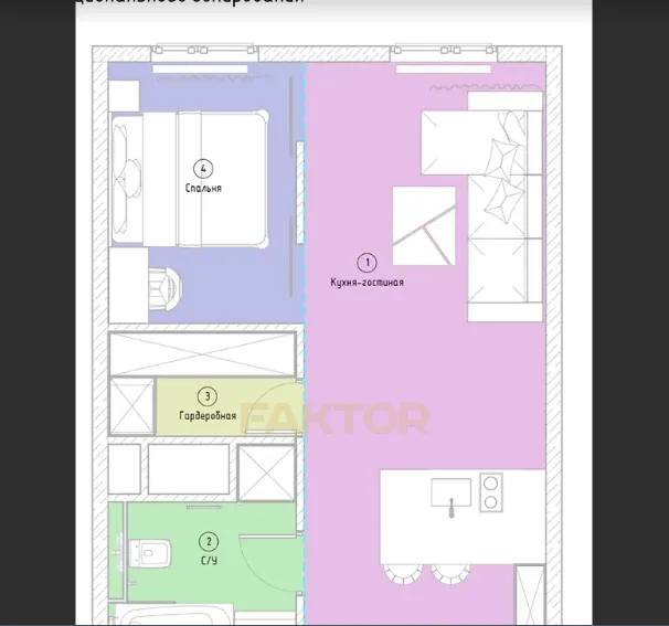 1-комн. квартира 40 м², этаж 25/25, Sea View (Си Вью), ул. Курортный пер