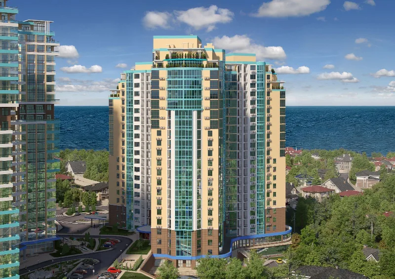Коммерция, 49 м², Aqua Marine, Фонтан