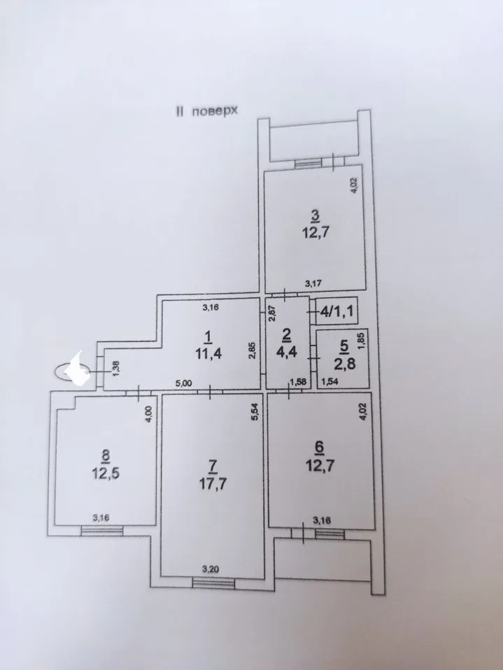 3-кімнатна квартира, 81 м², Хлібодарське