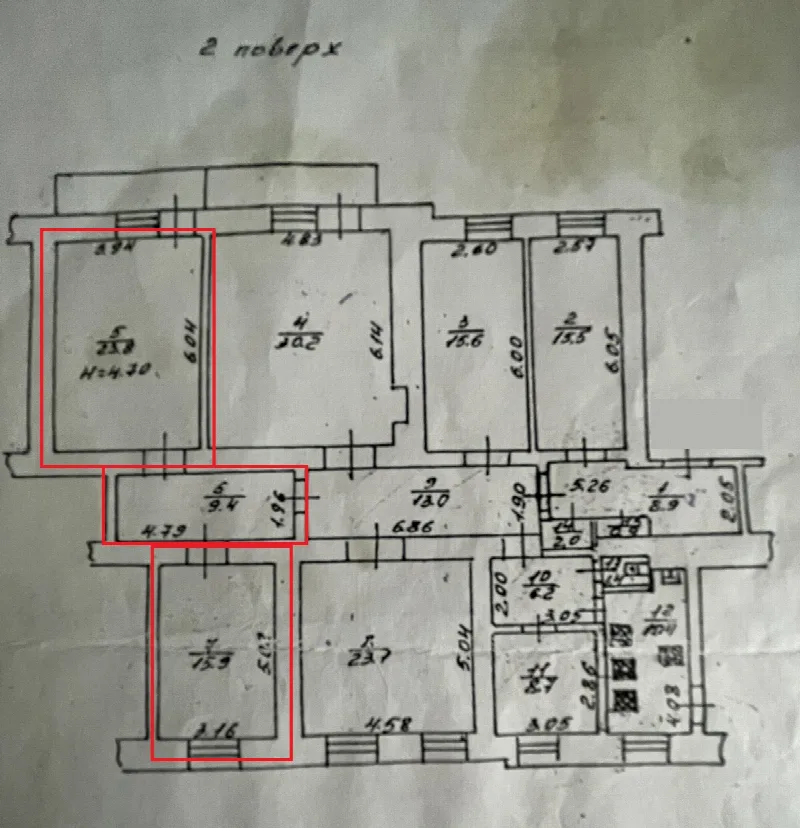 2-кімнатна квартира, 64 м², Центр