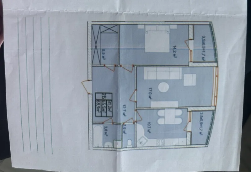 2-комнатная квартира, 69 м², Aqua Marine, Фонтан