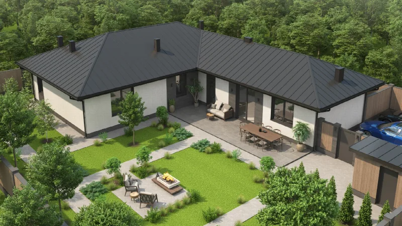 3-room house, 134 m², Lativka