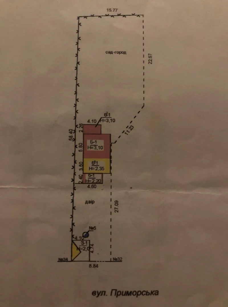 Land, 62 m², Burlacha Balka