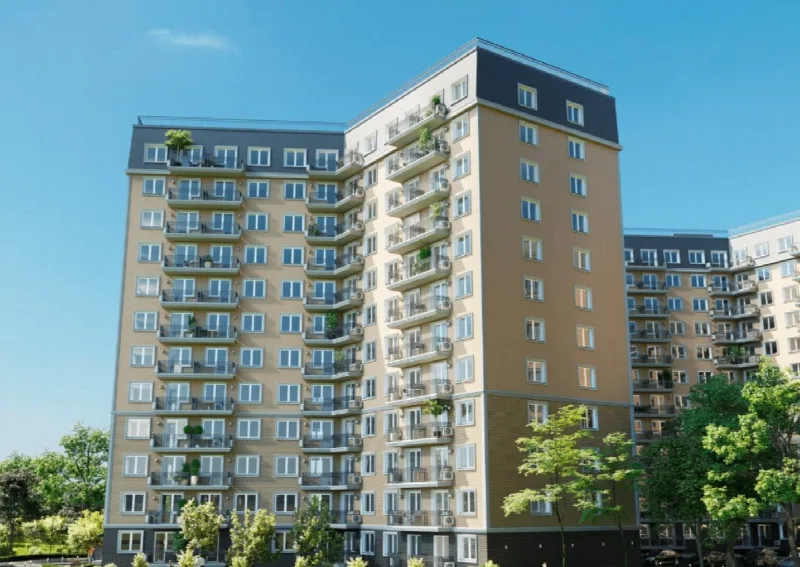 1-кімнатні, 44 м²