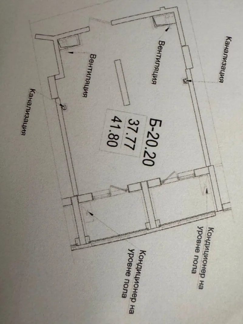 1-кімнатні, 41 м²