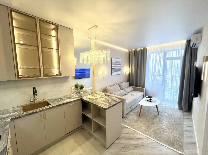 1-кімнатні, 44 м²