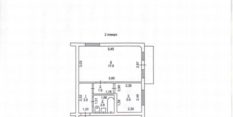 1-кімнатна квартира, 31 м², Фонтан